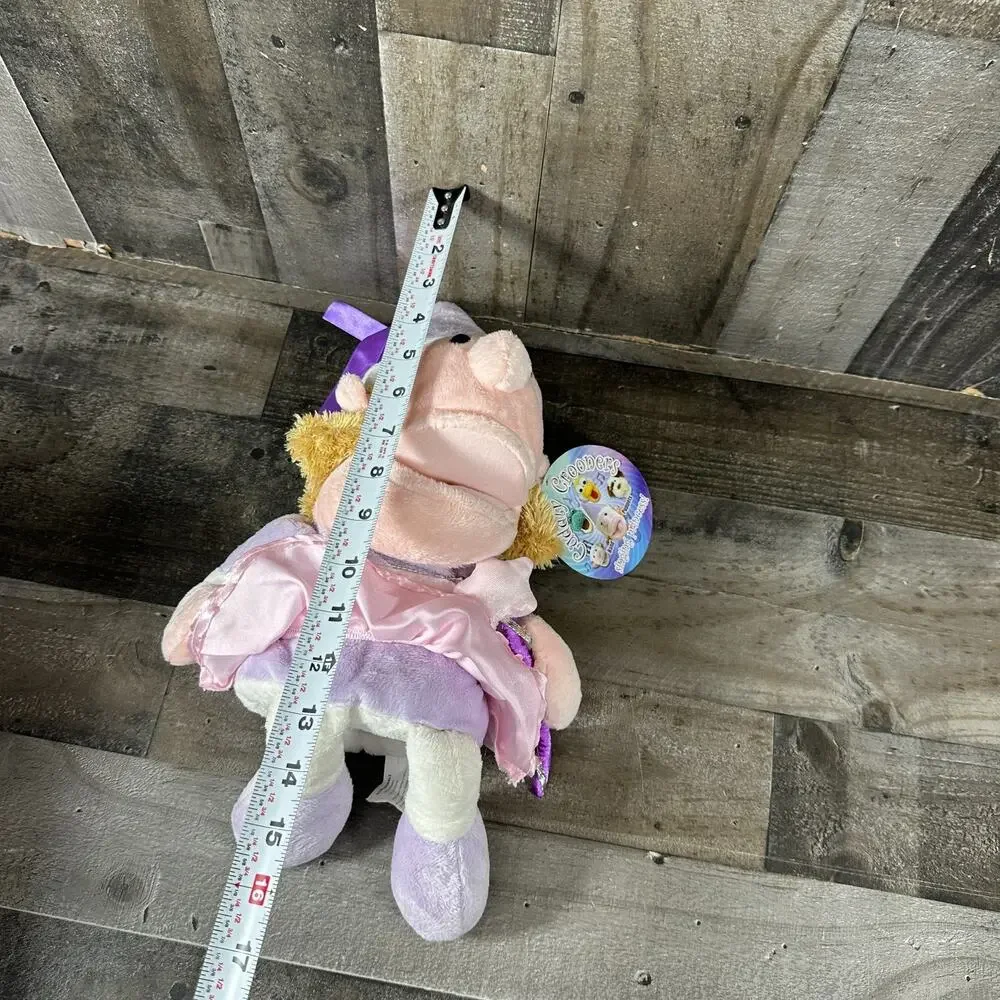 Cuddly Crooners Singing PRincess Plush Hand‎ Puppet Tags Stains